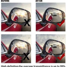 4 PCS Car Rear View Mirror Waterproof Film Side Rearview Rainproof Coating Membrane HD Nano Protective Clear Safe Driving Sticker