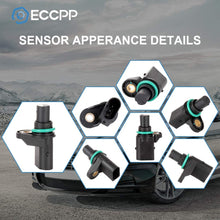ECCPP Crank Crankshaft Position Sensor PC545 1800557 Fit for BMW 545i/BMW 550i/BMW 745i/BMW 750Li/BMW 760i/BMW 760Li/BMW M3/BMW X5 Crankshaft Sensor