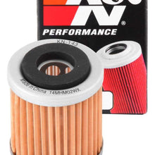 K&N Motorcycle Oil Filter: High Performance, Premium, Designed to be used with Synthetic or Conventional Oils: Fits Select Yamaha Vehicles, KN-143