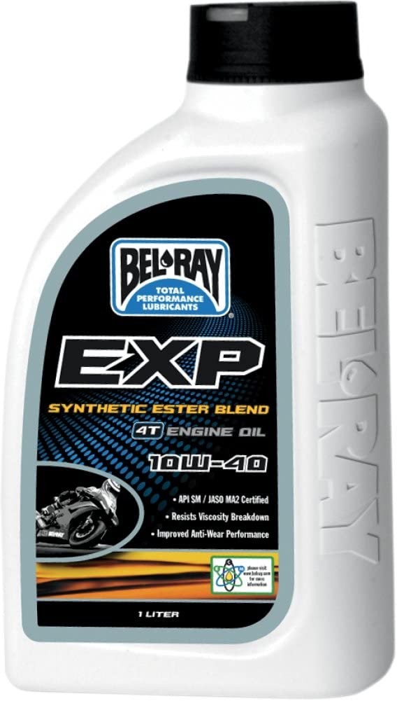 Bel-Ray EXP Synthetic Ester Blend 4T Engine Oil 10W-40 Liter PU 99120-B1LW
