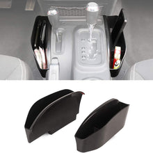 Savadicar GearTray Gear Shifter Console Side Storage Box Manual Transmission Side Organizer Tray for 2011-2018 Jeep Wrangler JK JKU, Interior Accessories, Black