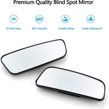 TRUE LINE Automotive 360 2 Piece Mirror Blind Spot Mirror Kit 360 Degree Adjustable Ultra Safety Stick on