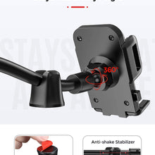 Mpow Car Phone Mount, Dashboard Windshield Car Phone Holder with Long Arm, Strong Sticky Gel Suction Cup, Anti-Shake Stabilizer Compatible iPhone 11 pro/11 pro max/XS/XR/X/8/7,Galaxy, Moto and More