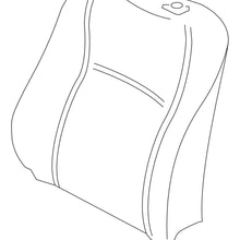 TOYOTA Genuine 71552-0D410 Seat Back Pad