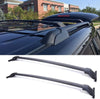 HANSCOSTAR 2pcs Blk Aluminum Roof Rack Cross Bars Luggage Cargo Carrier Rails For 2009-2015 Pilot