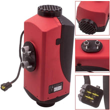 12V 5KW All-in-One Air Diesel Heater LCD Switch & Remote Control for Trucks Car Boat Caravan SUV (1 Hole)