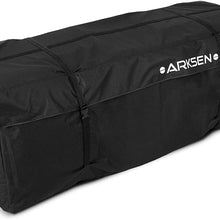 Expendable 58" Cargo Carrier Bag Water-Resistant Hitch Mount Luggage Roof Rack
