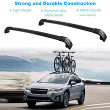 JDMON Compatible with Roof Rack Cross Bars KIA Sorento 2015 2016 2017 2018 with Side Rails Anti-theft Locks Desigh, Aluminum Luggage Rack Crossbar for Rooftop Cargo Bag Carrier Kayak Canoe Bike, Black