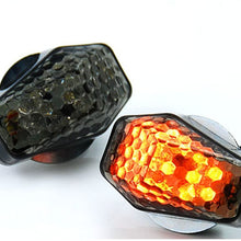 15 Amber LED Flush Mount Smoke Turn Signal Indicator Blinker Light Universal For Motorcycle Sport Street Racing Bike