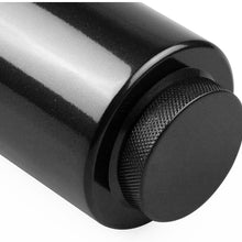 DEMOTOR PERFORMANCE Universal Radiator Coolant Aluminum Catch Tank Overflow Reservoir Black 800ml