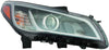 CarLights360: Fits 2015 2016 2017 HYUNDAI SONATA Head Light Assembly Passenger Side w/Bulbs HID Type (Black Housing) - (DOT Certified) Replacement for HY2503184