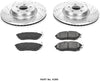 Power Stop K285 Front Brake Kit with Drilled/Slotted Brake Rotors and Z23 Evolution Ceramic Brake Pads