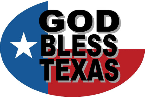Knockout 808H 'God Bless Texas' on Texas Flag