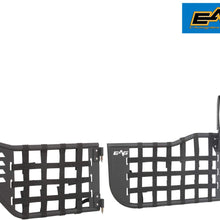 EAG Matrix Tubular Door with Side View Mirror Fit for 07-18 Jeep Wrangler JK 4 Door Only