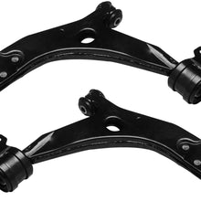 TUCAREST 2Pcs K620598 K620599 Left Right Front Lower Control Arm and Ball Joint Assembly Compatible 08-13 Volvo C30 06-13 C70 2006-2011 S40 06-11 V50 Driver Passenger Side Suspension (18mm Ball Stud)