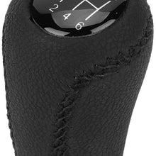 Aramox Gear Shift Knob, Car Gear Stick Shift Knob Head for Mazda 3 BK BL 5 CR CW 6 II GH CX-7 ER NC III MX-5 2005-2011. (6 Speed)