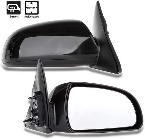 SCITOO LEFT Driver Black Side View Power Heated Mirror fit 06-10 Hyundai Sonata Rearview Mirror (LEFT Mirror ONLY)