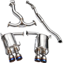 Invidia (HS15STIG3T) Q300 Rolled Titanium Quad Tip Cat-Back Exhaust System for Subaru WRX/STI