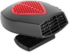 Dingln 24V Car Vehicle Portable Heating Fan Heater Defroster Demister Practical Accessory(Gray Black)