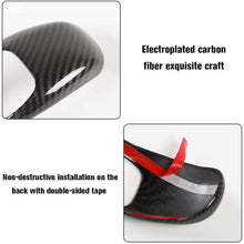 CheroCar Interior Decoration Gear Shift Knob Cover Stick Shifter Cap Trim Carbon Fiber Grain Cover for 2014-2015 Jeep Grand Cherokee, for 2012-2014 Chrysler 300C, 1PC