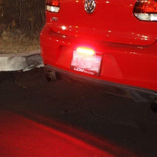 iJDMTOY (1) Universal Fit Brilliant Red 24-SMD LED Light Bar For Car As Rear Fog Light or 3rd Brake Tail Lamp