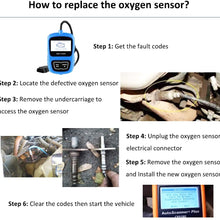 Amrxuts 234-9041 Upstream Air Fuel Ratio O2 Oxygen Sensor Replacement for Toyota 03-11 Camry 04-07 Avalon Solara 01-03 Highlander 04-05 RAV4 04-07 for Scion tC for Lexus ES350 RX350 RX450H 234-9044