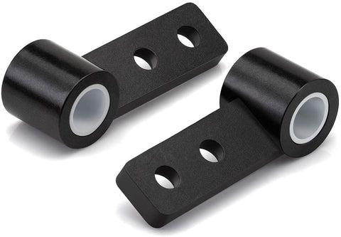 BlackPath - Fits BMW E30 + E36 + Z3 Solid Front Control Arm Bushings 318 + 323 + 325 + 328 + Z3 Racing Suspension (Black) High Carbon Steel