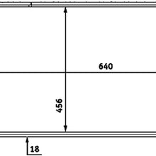 OE Replacement Radiator MERCEDES E320