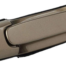 AUTEX 1pcs Exterior Rear Left/Right Driver/Passenger Side Replacement Door Handle Compatible with Toyota Sienna 1998 1999 2000 2001 2002 2003 80359