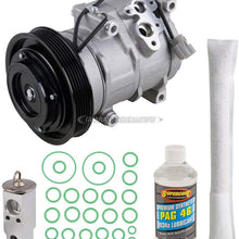 AC Compressor & A/C Kit For Honda Pilot & Acura MDX - Includes Drier Filter, Expansion Valve, PAG Oil & O-Rings - BuyAutoParts 60-80430RK New
