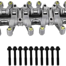Rocker Arm Assembly Exhaust Valve Rocker Arm Shaft Lifter Assembly Set Fits for 2005-2010 Dodge Charger Challenger 3.5L 4.0L Engine Replaces 4892293AC