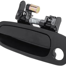 AUTEX 2pcs Interior Exterior Front Left Door Handles Compatible with Toyota Corolla,Chevrolet Prizm 1998 1999 2000 2001 2002 Door Handles Driver Side 79500 80890 77563 80423