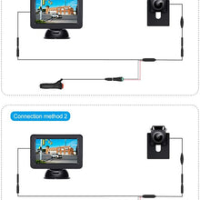 B-Qtech 5 inch 1080P AHD Backup Camera, IPS 180° Wide Angle Night Vision IP68 Waterproof Rear View Reversing Camera Monitor Kit for Cars, Vans, Trucks, Support Mirror Image/DIY Guide Lines