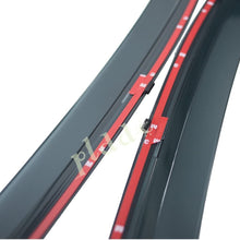 PLDDE 4pcs Smoke Tint With Chrome Trim Outside Mount Tape On/Clip On Style PVC Sun Rain Guard Window Visors Fit 14-20 Nissan X-Trail/Rogue