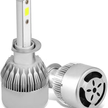 DNA Motoring HID-LED-LB-FAN-H1 Pair of LED Light Bulbs with Cooling Fan