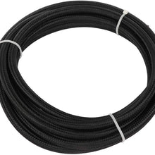 ANPART AN6 16.4Ft Braided Fuel Line Hose Nylon braided fuel gas pipe hose and AN6 10 pcs Swivel Hose End Fittings