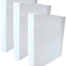 Replacement for CF11182,CP182,CAF1873P,Cabin air filter for Honda Civic,Fit,HR-V,CR-V,CR-Z,Insight, 3 Pack