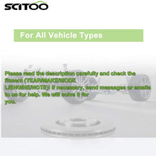 SCITOO Ceramic Front Rear Disc Brake Pad Set fit for 2003-2011 Ford Crown Victoria, 2003-2011 Lincoln Town Car, 2003-2011 Mercury Grand Marquis, 2003-2004 Mercury Marauder