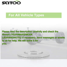 SCITOO Ceramic Front Rear Disc Brake Pad Set fit for 2006-2012 Ford Fusion, 2007-2012 Lincoln MKZ, 2006 Lincoln Zephyr, 2006-2013 Mazda 6, 2006-2011 Mercury Milan