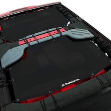 Shadeidea Jeep Wrangler Sun Shade JK Unlimited 4-Door Front & Rear-Black Mesh Screen Sunshade JKU 4D 2007-2018 Top Cover UV Blocker with Grab Bag-10 Years Warranty