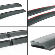 Cuztom Tuning Fits for 2018 2019 2020 Subaru Crosstrek & 2017-2020 Impreza 5 Door Hatchback Smoke Window Visor Rain Guard Deflector
