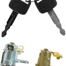 Door Lock Cylinder Set Kit with Keys Front Pair for 1995-2004 Toyota Tacoma