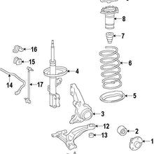Genuine Honda (51920-TR0-A01) Shock Absorber Mount