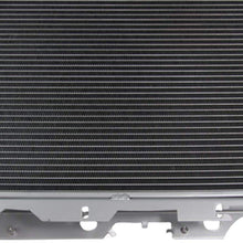 87-06 Jeep Wrangler Radiator, 3 Row Core All Aluminum Radiator for Jeep Wrangler YJ TJ 1987-2006 88 89 90 91 92 93 94 95 96 97 98 99 00 01 02 03 04 05 2.4L 2.5L 4.0L 4.2L, L4 L6