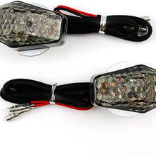 15 Amber LED Flush Mount Smoke Turn Signal Indicator Blinker Light Universal For Motorcycle Sport Street Racing Bike