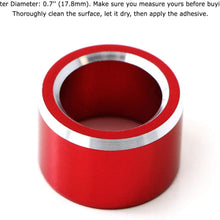 iJDMTOY Red Anodized Aluminum Side Mirror Adjustment Button Knob Cover Compatible With Subaru WRX, STI, Impreza, Forester, XV Crosstrek, BRZ, etc
