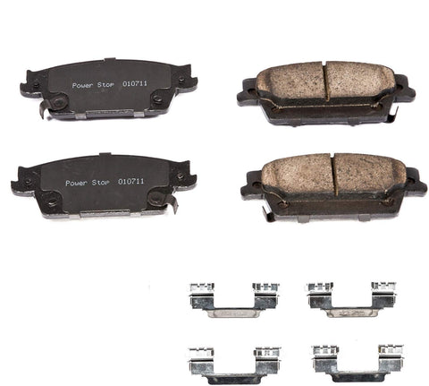 Power Stop 17-1020, Z17 Rear Ceramic Brake Pads with Hardware