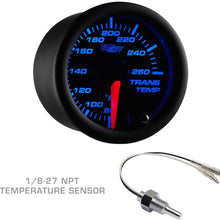 GlowShift Diesel Gauge Package for 1999-2007 Ford Super Duty F-250 F-350 6.0L 7.3L Power Stroke - Tinted 7 Color 60 PSI Boost, 1500 F Pyrometer EGT & Transmission Temp Gauges - Gray Triple Pillar Pod