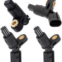 AUTEX 4PCS ABS Wheel Speed Sensor Front & Rear 1J0927803 1J0927807B 1J0927804 ALS470 ALS522 ALS465