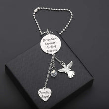 Lywjyb Birdgot Guardian Angel Rearview Mirror Guardian Angel Car Charm Guardian Angel Window Hanging Ornament Car Interior Rearview Mirror Pendant New Car Mirror Charms